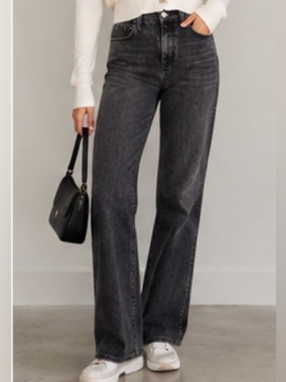 Frame Denim Women's Straight-Leg Jeans in Dark Brown